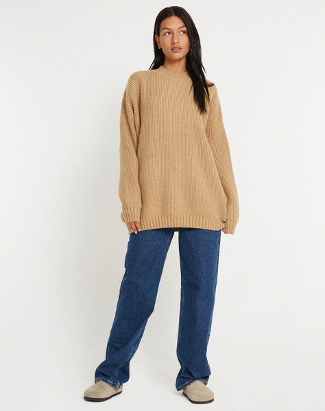 Image of Mody Jumper in Tan Rib