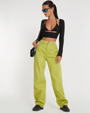 image of Parallel Jeans in Green Oasis