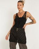 image of Ryushi Mini Dress in Black