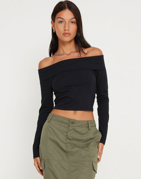 image of Sarina Top in Black