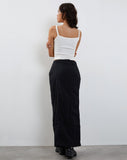 Image of Skyla Maxi Skirt in Charcoal