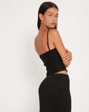 image of Revonda Corset Top in Black