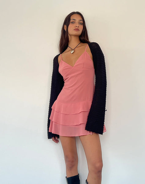 Image of Riasi Mini Dress in Chiffon Blush