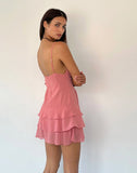 Image of Riasi Mini Dress in Chiffon Blush