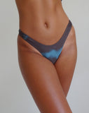 Image of Farida Bikini Bottom in Watercolour Brown