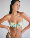 Image of Ricoa Bikini Top in Blue Watercolour Floral