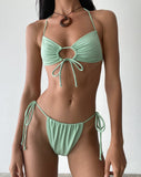 Image of Ricoa Bikini Top in Lichen Green