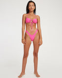 image of Ricoa Bikini Top in Hot Pink