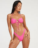 image of Farida Bikini Bottom in Hot Pink