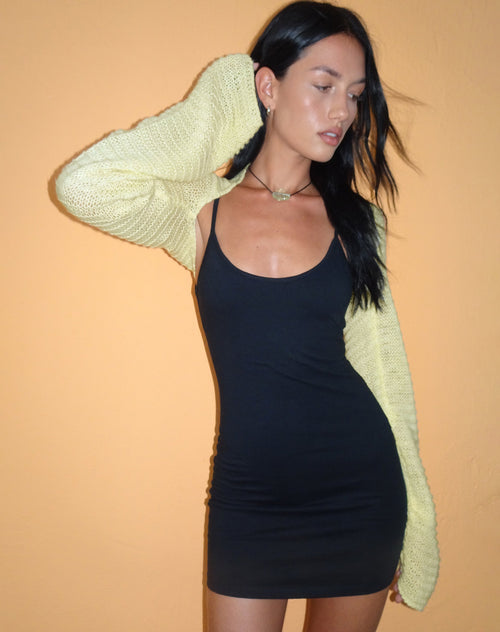 Image of Nobila Shrug Top in Lemon