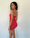 Image of Riniki Bodycon Mini Dress in Heart Red