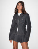 Image of Rohana Jacket in Chambray Indigo