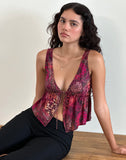 Image of Rolia Cami Top in Abstract Paisley