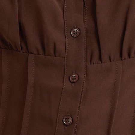 Rolina Blouse in Chiffon Brown