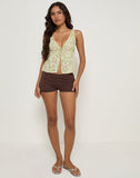 Image of Ronia Top in Blooming Lily Green