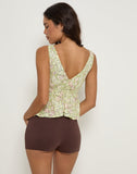 Image of Ronia Top in Blooming Lily Green