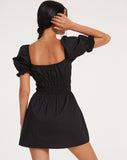 image of Rosmilly Mini Dress in Black