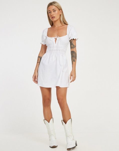 image of Rosmilly Mini Dress in White