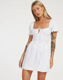 image of Rosmilly Mini Dress in White