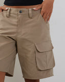 image of Saito Longline Cargo Short in Stone