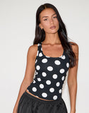 Image of Roxe Vest Top in XL Spot Black