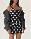 Image of Lidya Mini Skirt in XL Spot Black