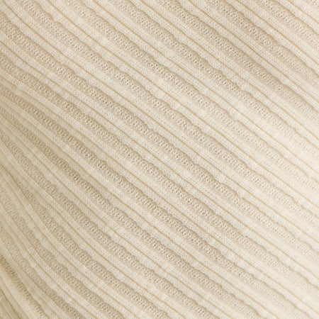 Rusana Top in Sheer Diagonal Knit Buttercream
