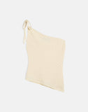 Image of Rusana Top in Sheer Diagonal Knit Buttercream