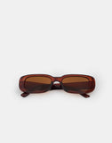 Images of Rustina Sunglasses in Opaque Rust