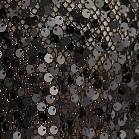 Ruway Unlined Scarf Top in Sequin Black