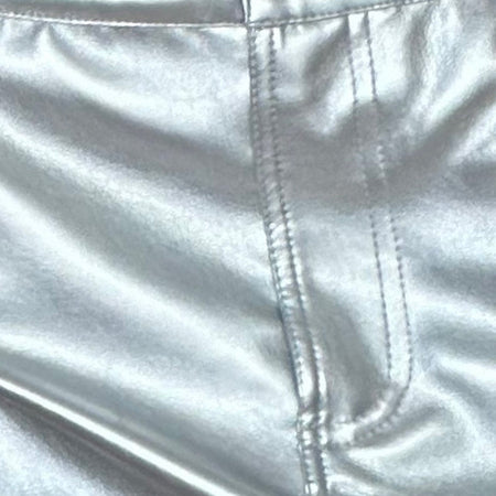 Rwila Skirt in Metallic PU Silver