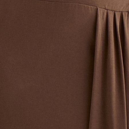 Ryoko Maxi Dress in Cupro Dark Brown