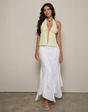 Image of Ryoma Top in Broderie Flower Lace Lemon