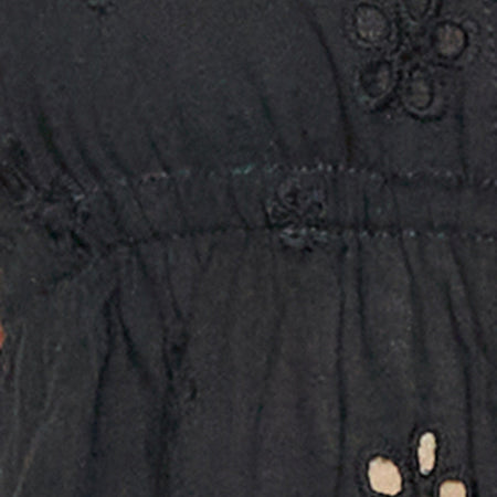 Ryoma Halterneck Top in Flower Broderie Black