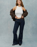Image of Rigid Low Rise Flare Jeans In Indigo