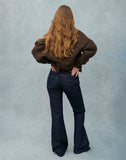 Image of Rigid Low Rise Flare Jeans In Indigo
