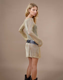 image of Sachin Mini Dress in Gold Chain