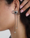 Image of Sadie Bow Earrings in Silver