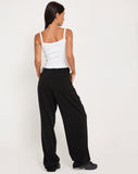 Image of Sakaria Wide Leg Trouser in Black