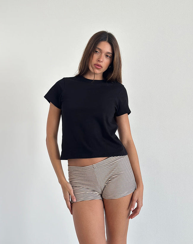 Image of Sakha Bosy Top in Plain Black