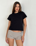 Image of Sakha Bosy Top in Plain Black