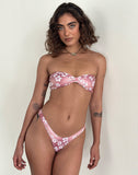 Image of Farida Bikini Bottom Hibiscus Floral