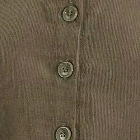 Samas Shirt in Cord Taupe