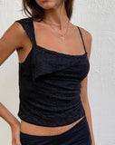 Image of Sambu Lace Cami Top in Black