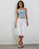 Image of Sambu Mesh Vest Top in Pastel Blue