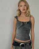 Image of Sambu Cami Top in Black Shimmer