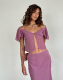 Image of Samsiar Top in Chiffon Mauve