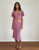 Image of Samsiar Top in Chiffon Mauve