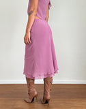 Image of Suharni Midi Skirt in Chiffon Mauve