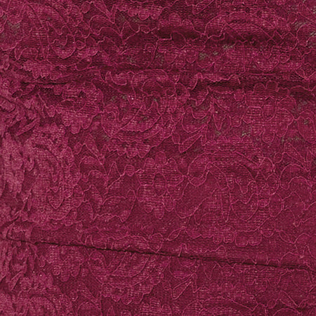 Samwell Halterneck Top in Paisley Lace Burgundy